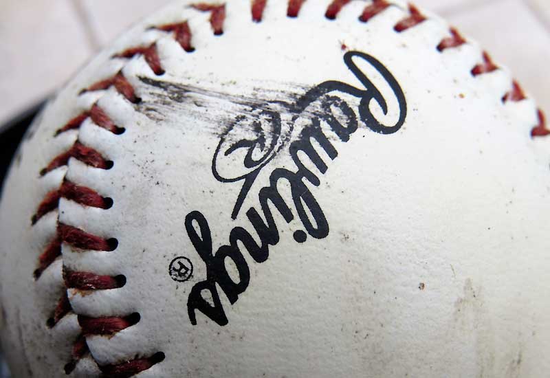 Detail Photo of a Baseball