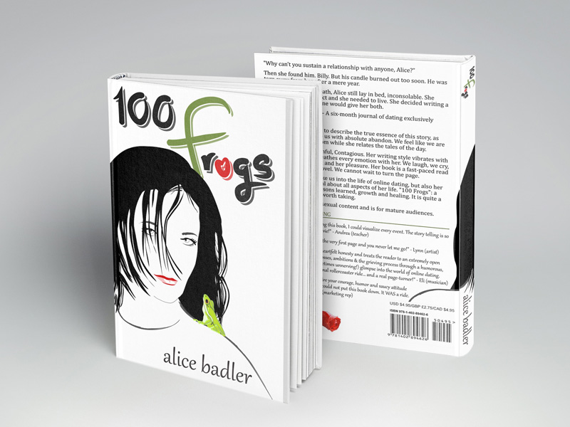 100 frogs book cover layout