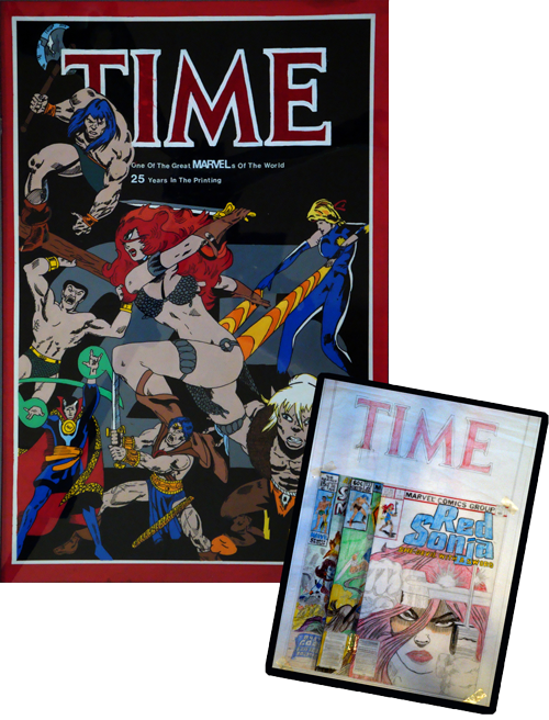 Mockup Time Magazine: Marvel comics 25th